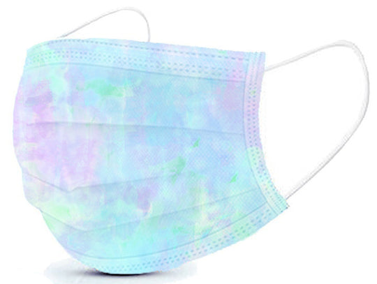Tie Dye Basic Disposable 3 Ply Masks (Pack of 50)