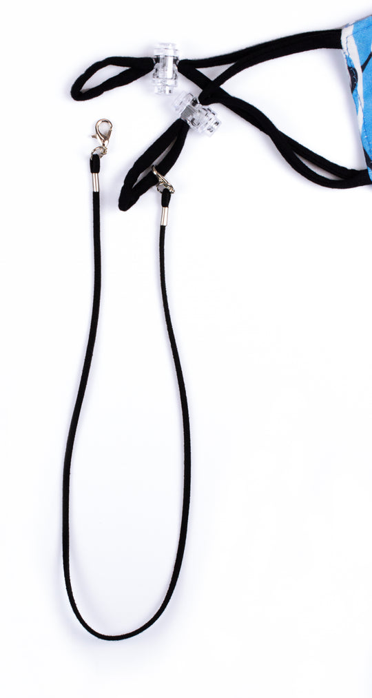 Multi Cotton Woven Mask Keepers: Package of 2